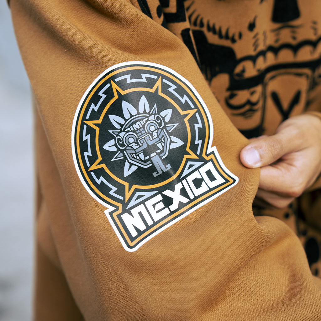 Hoodie Made Prehispánico Camello