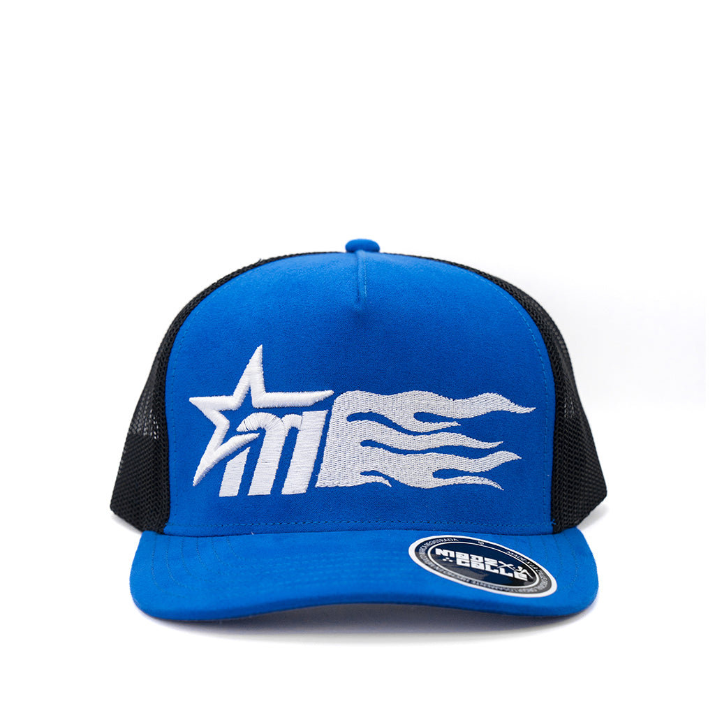 Gorra Made Flamas Red Azul