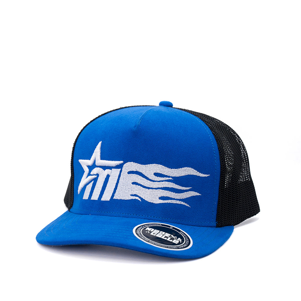 Gorra Made Flamas Red Azul