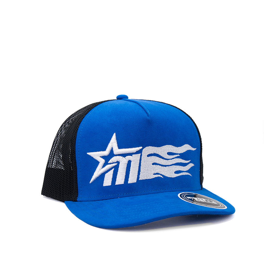 Gorra Made Flamas Red Azul
