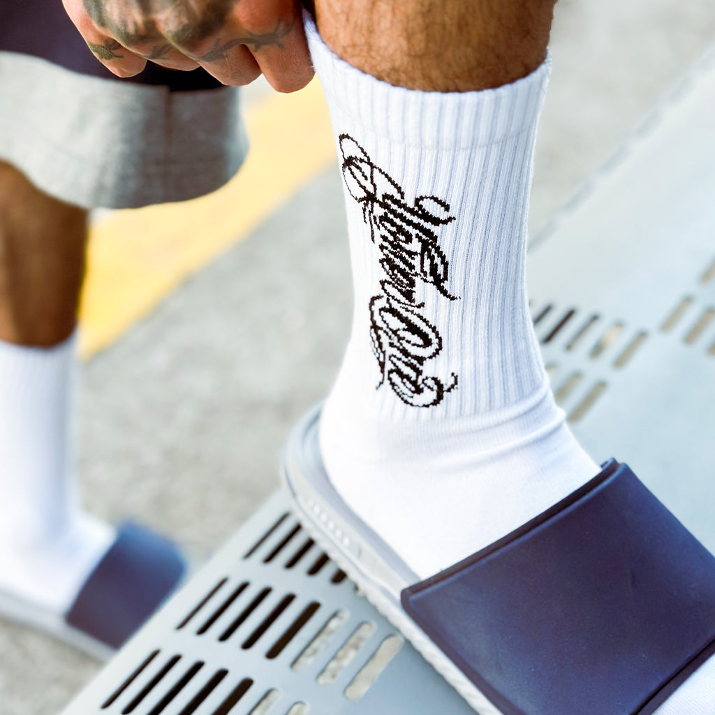 Socks Yoner Firma Blanco