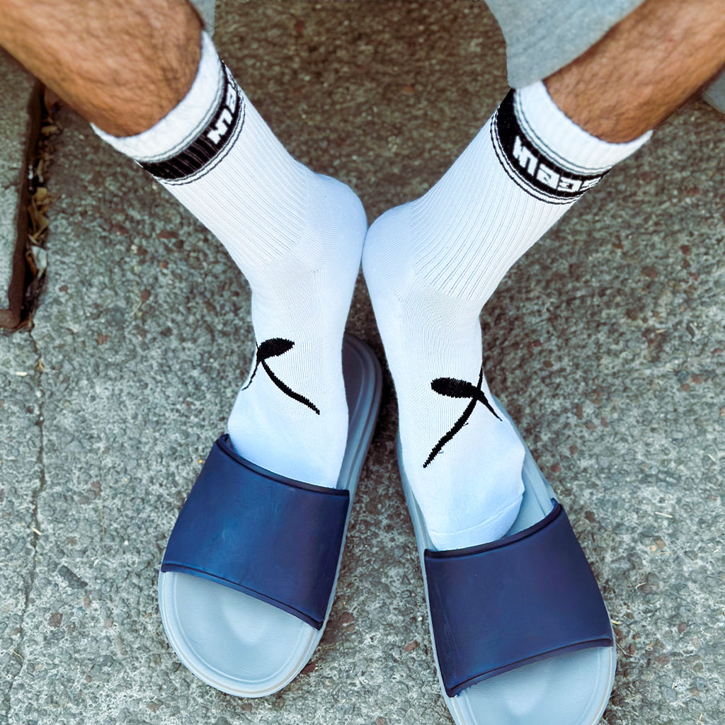 Socks MXLC Franja Blanco