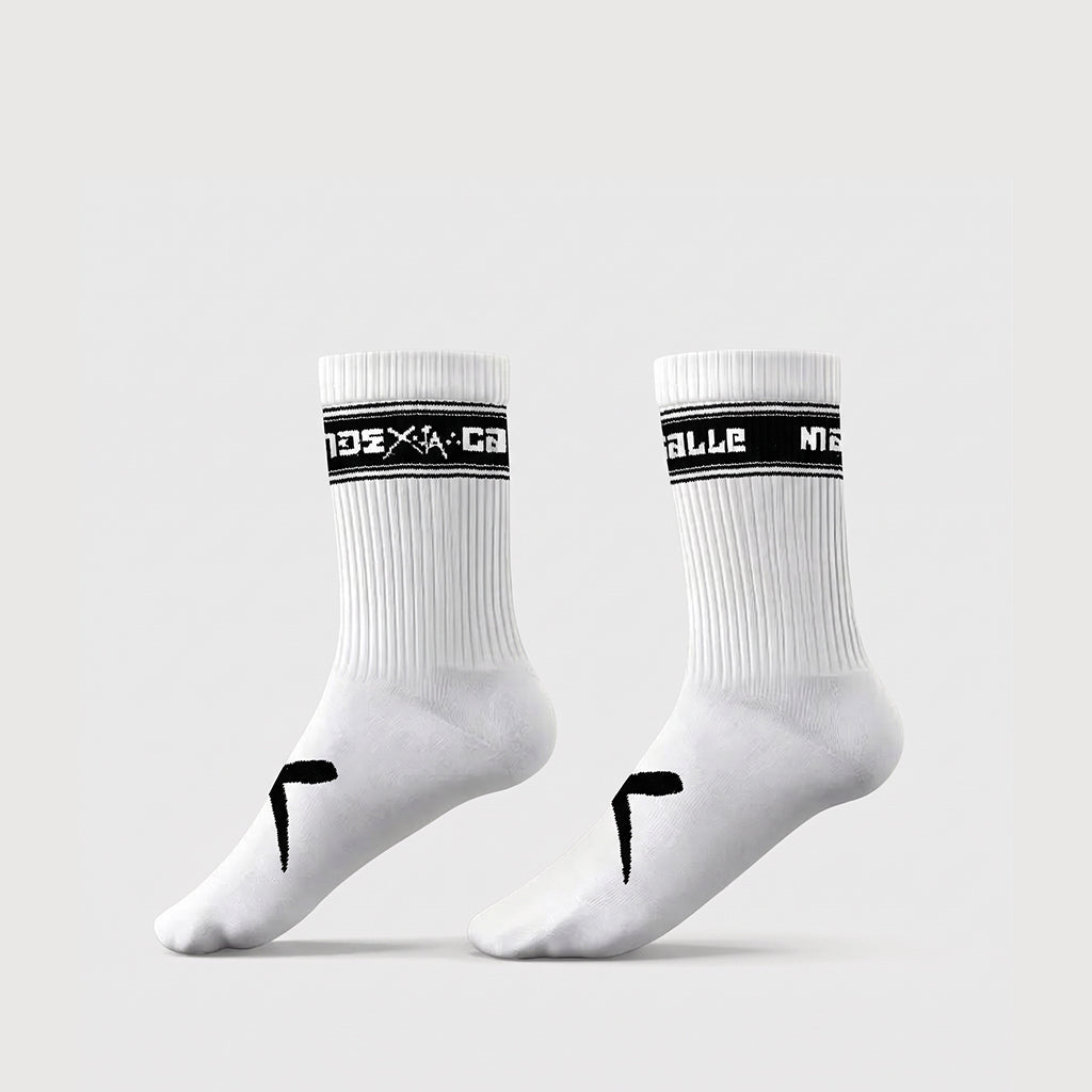 Socks MXLC Franja Blanco
