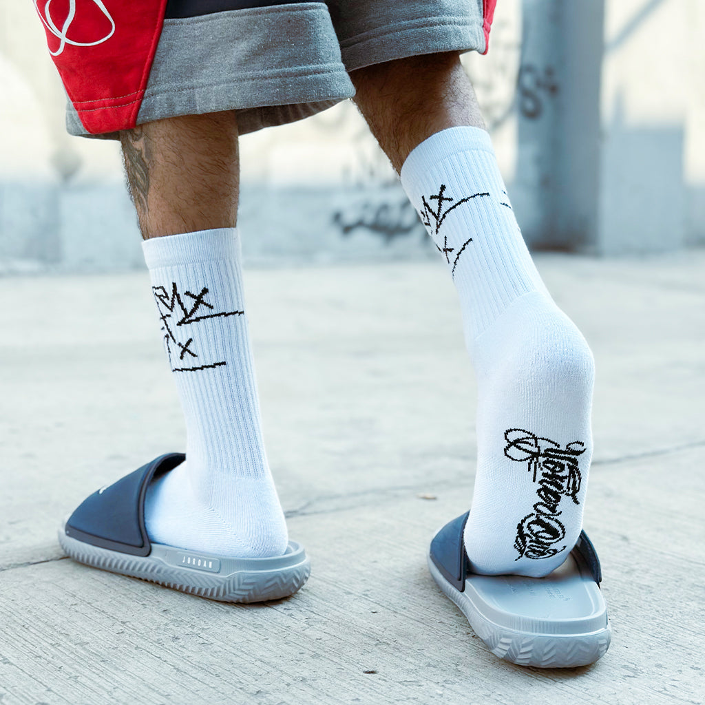 Socks Yoner Tags Blanco