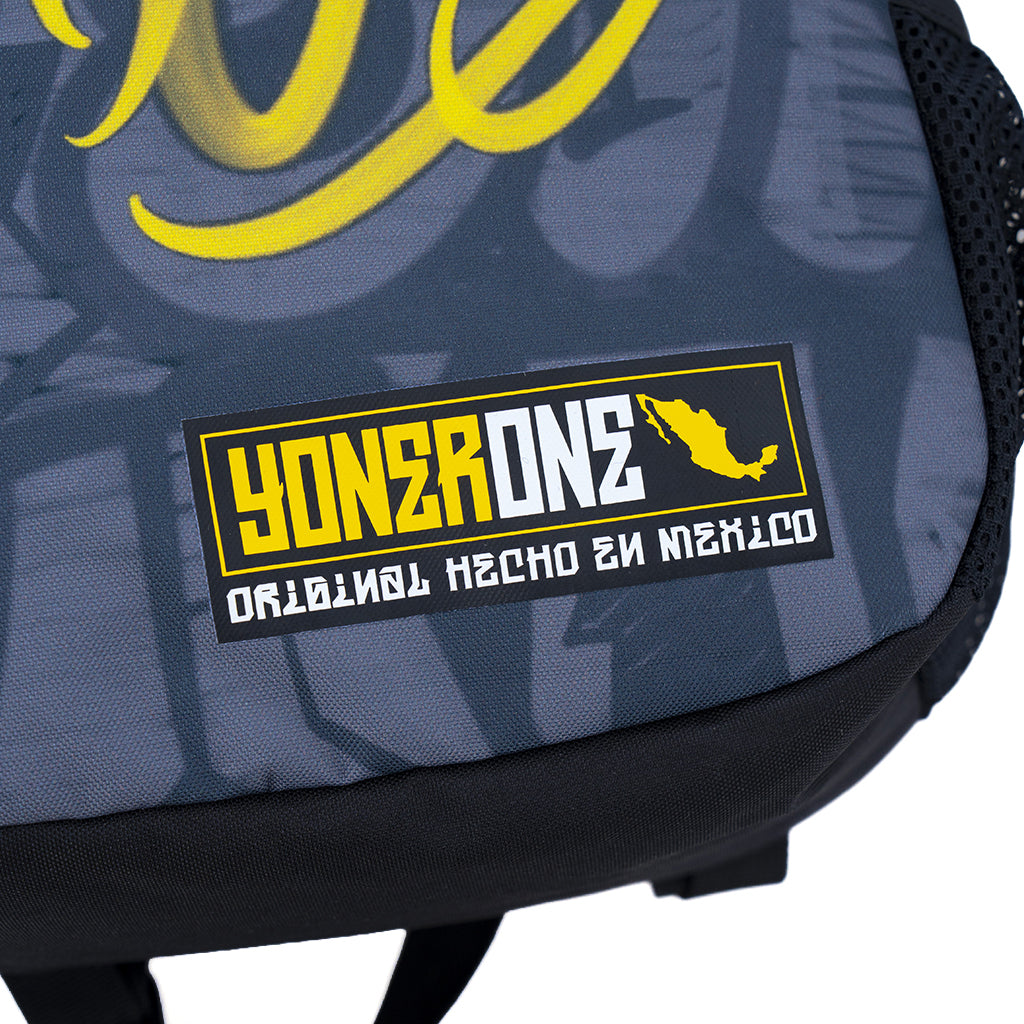 Mochila Sublimada Firma Amarilla